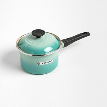 Le Creuset琺瑯單柄調理鍋16cm(薄荷綠)