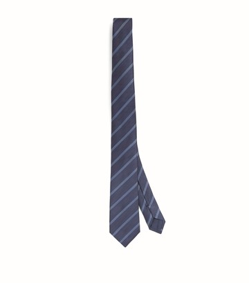 Giorgio Armani Silk Stripe Jacquard Tie