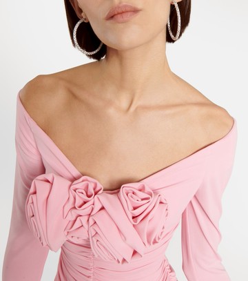 Magda Butrym Ruched jersey minidress