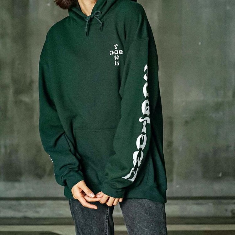 SALE】アウトレット ドッグタウン パーカ DOGTOWN CROSS SLEEVE HOODIE 