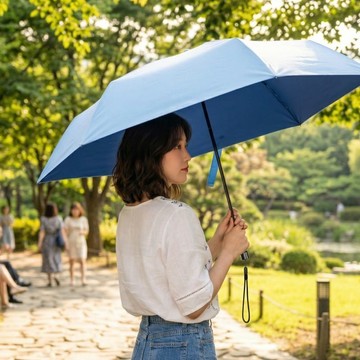 碳纖極輕遮陽傘 - 手動款 L號 深綠色
