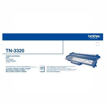 兄弟牌 BROTHER 黑色原廠碳粉匣 / 個 TN-3320【APP滿額下單10%點數(單一帳號最高5000點)】1/31止
