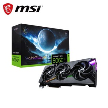 微星 RTX 5060 Ti 16G VANGUARD SOC 顯示卡+DarkFlash PMT750W ATX3.1 金牌 全模組 電源供應器