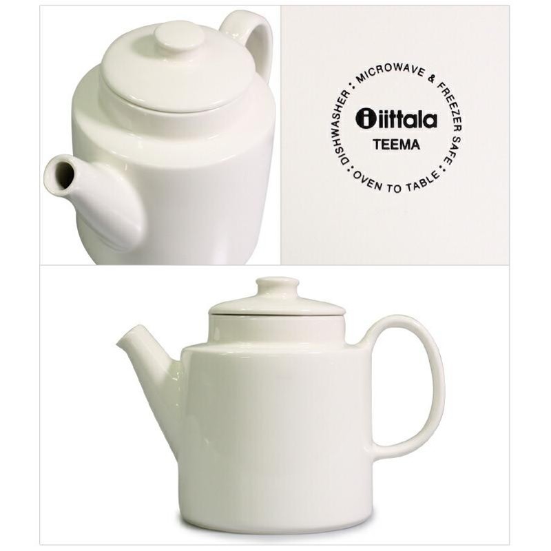 送料無料 イッタラ 陶磁器 レディース ティーマ ティーポット 1L IITTALA 1006151 白 WHITE 1000ml キッチン  インテリア 食器 LINEショッピング