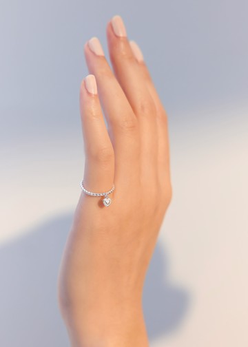 搖曳甜心・純銀戒指