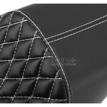 精品適用哈雷XL883 1200 X48司機前坐墊2008-13年改裝一體座墊 前皮座