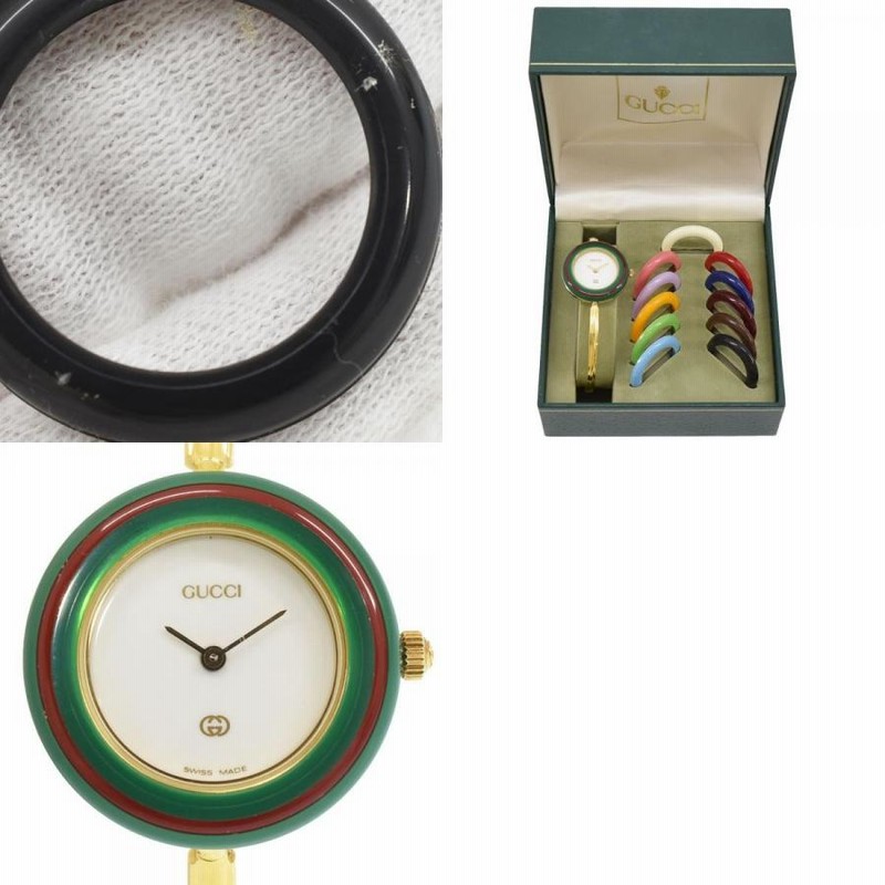 GUCCI GQ 1100 S 時計 カラーベゼル付き