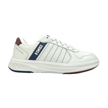 K-SWISS 休閒鞋 KS LUNDAHL II WP 男款 運動鞋 板鞋 男鞋 皮革 防水 白 09376-466