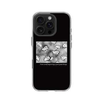 iPhone 16 Pro Clear Case（相機按鈕） 透明 - 怪奇事物所 Incrediville - 所長細胞群_黑