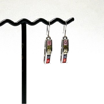 Bear & Color著色【五彩方塊】耳環