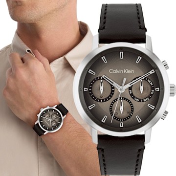 Calvin Klein CK Gauge 多功能三眼手錶 新年開運 送禮推薦-42mm 25200496