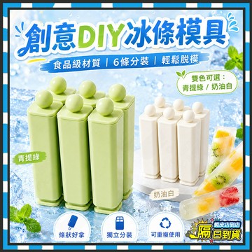 台灣隔日達🧊創意DIY冰條模具🍦食品級帶蓋易脫模製冰冰格 家用自制凍冰棒模具 條狀製冰盒 矽膠製冰盒 雪糕模具 製冰模具