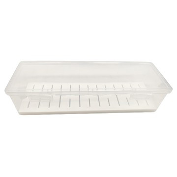 餐具瀝水收納盒 PP材質 30x10x7.2cm  1個