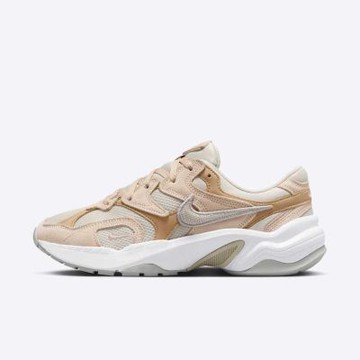 Nike Wmns AL8 [FJ3794-105] 女 運動休閒鞋 復古 老爹鞋 麂皮 舒適 穿搭 奶茶