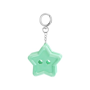 [官網限定] [韓國] 星願鈕扣捲線吊飾 / 3色 / Star Wish Button Cable Organizer Keychain