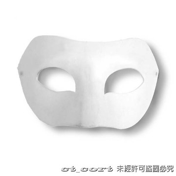 (附帶) 眼罩 半罩式眼罩 空白面具 彩繪面具 面具材料