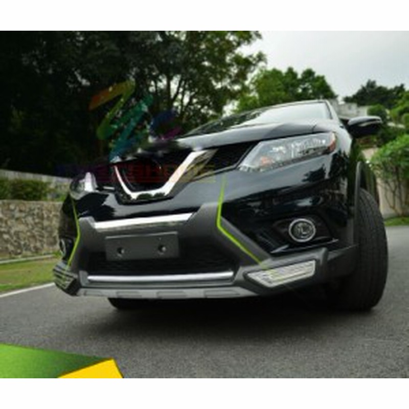US バンパープロテクター日産X-Trail Rogue 2014 2015のフロント+リア