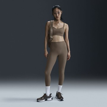 【NIKE】AS W NK DF ZENVY HR 7/8 TGHT 女 緊身長褲 棕色-DQ6016233