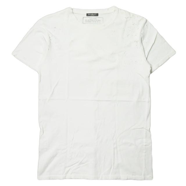 バルマン BALMAIN フランス製 3 Pack T-Shirt DISTRESSED ダメージ加工 ...