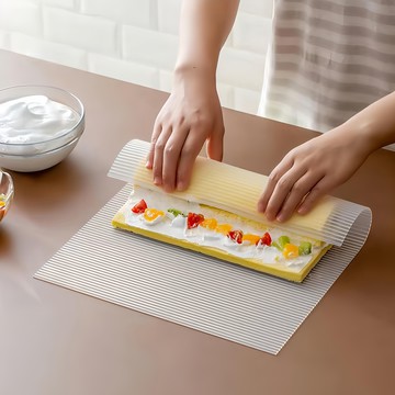 TIGER CROWN 矽膠瑞士捲捲簾 耐熱200度 耐冷-20度  30 x 35cm  1個