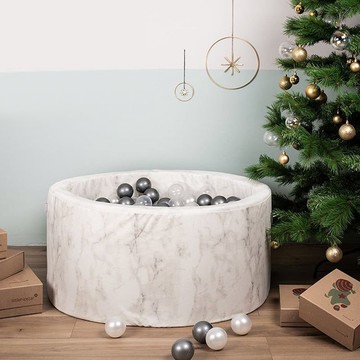 波蘭Misioo遊戲球池-90x40大理石 (空池不含球)