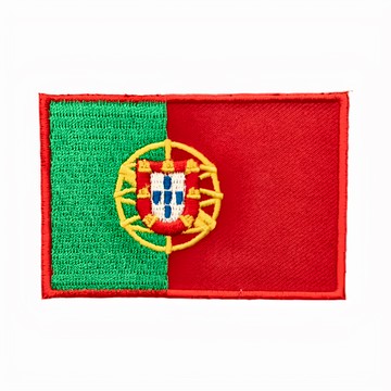 A-ONE 匯旺 DIY 國旗刺繡徽章 8x5cm 聚酯纖維  葡萄牙 多色