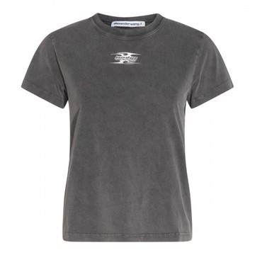 Alexander Wang - Grey Cotton T-shirt M