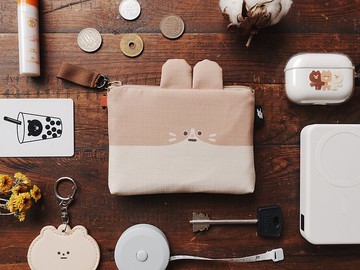 Furry Zoo 造型零錢包 輕量防水布 兔兔