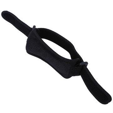 [Lixada] 壓縮髕骨帶防滑可調節護膝護膝墊(黑色)