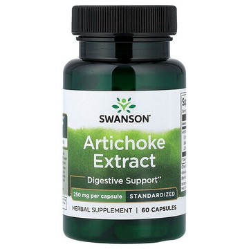 Swanson Vitamins, 洋薊提取物，250 毫克，60 粒膠囊