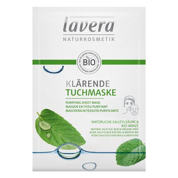 Lavera 萊唯德 有機潔淨面膜 1sheet-面膜