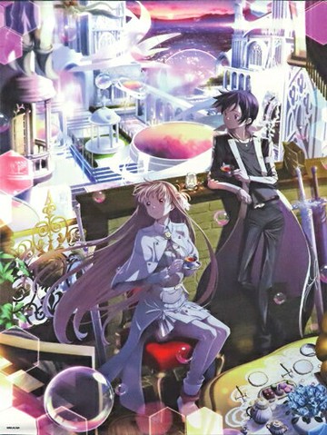 樋口楓洲插圖新插圖B2掛畫THE ART OF SWORD ART ONLINE in上野之森美術館