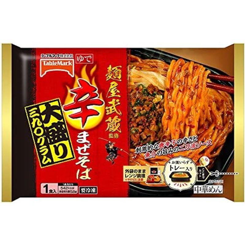 冷凍 テーブルマーク 麺屋武蔵監修辛まぜそば大盛り 390g×6個