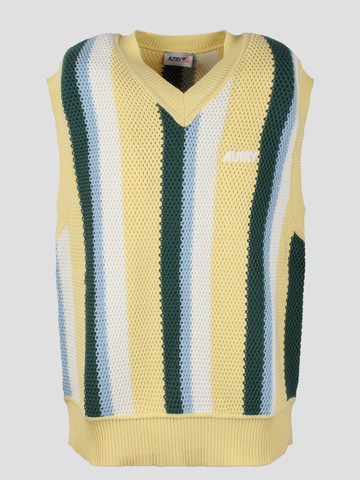 Autry Cotton Knit Vest