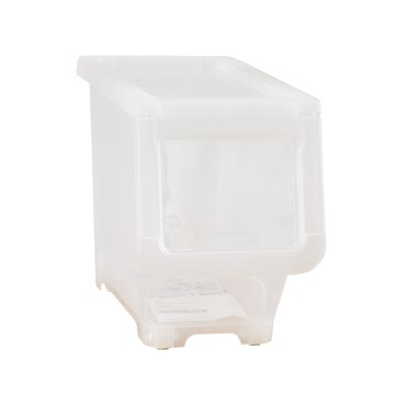 【dayneeds】大口直取式透白收納箱小型_1入