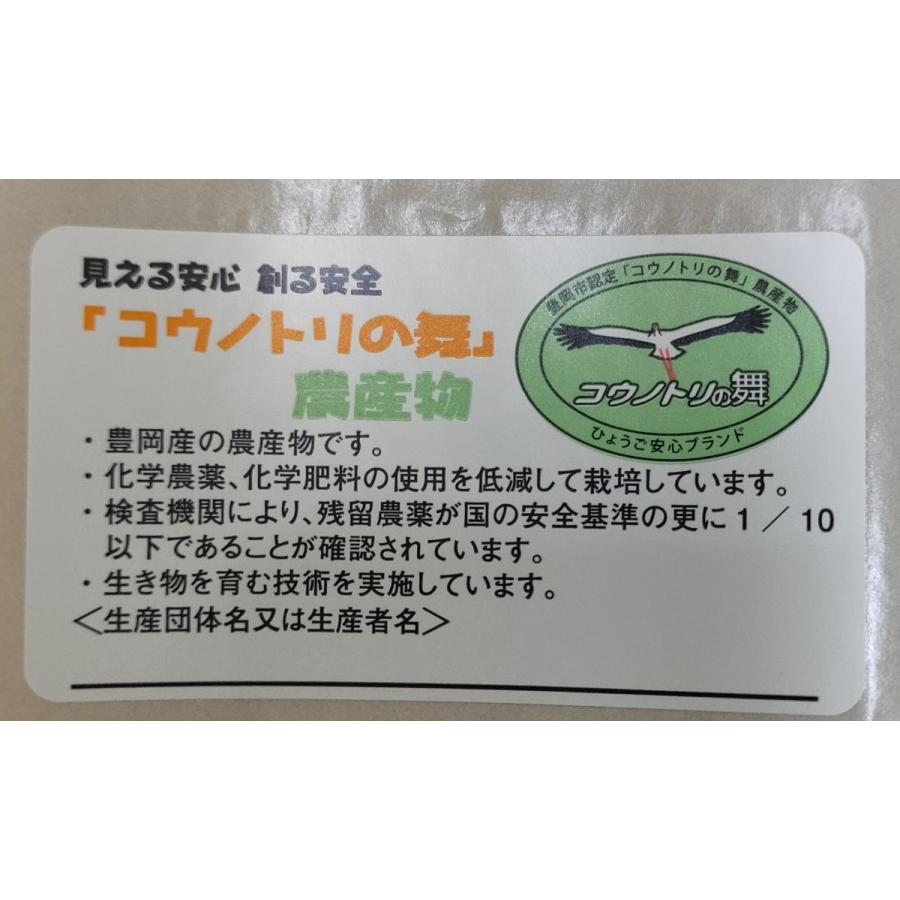 令和5年新米 コシヒカリ 兵庫県 豊岡市 玄米5kg　特別栽培米 減農薬 コウノトリのお米