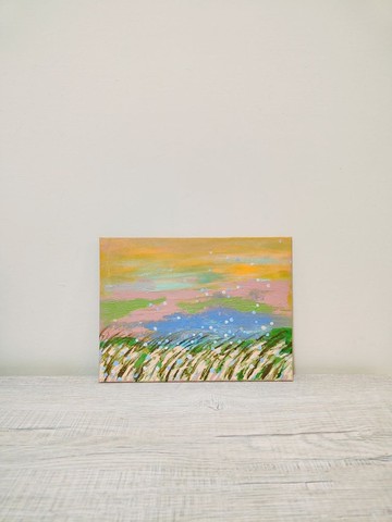 【如絮的思念】無框畫/掛畫/壓克力畫/風景/原畫/擺飾/新年送禮