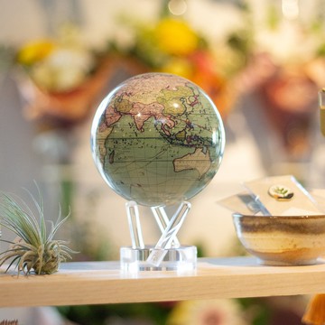 MOVA光能地球儀 綠卡西尼地圖 居家擺設 送禮