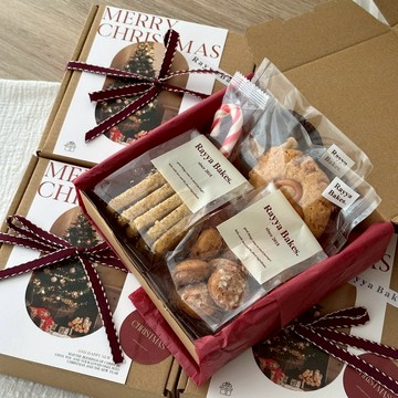 【Rayya Bakes】「３日內出貨」小心意・聖誕禮盒／傳遞聖誕氣息的小小甜點／聖誕禮物推薦