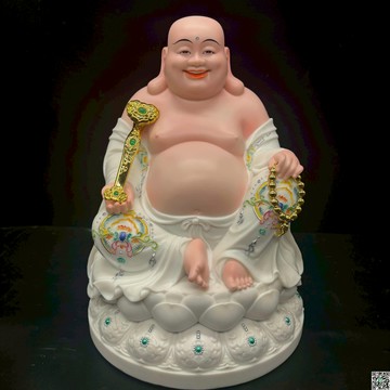 彌勒佛菩薩佛像擺件大肚笑佛釋迦牟尼佛像全堂佛家用客廳供奉神像