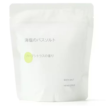 化妝保養品 MUJI 無印良品海鹽浴鹽草本柑橘香味 360g (JN9601)