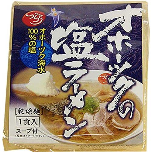 みなみかわ製麺 つらら オホーツクの塩ラーメン オホーツク海水100％の塩1食×4