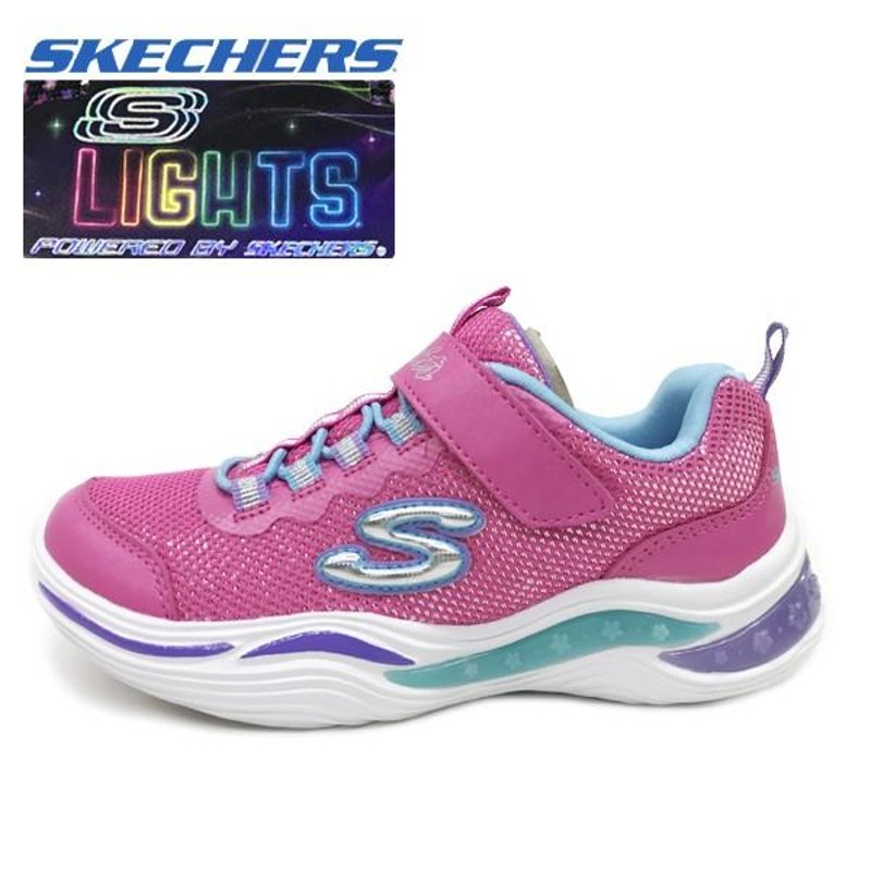 スケッチャーズ SKECHERS 光る スニーカー ガールズ POWER PETALS 子供