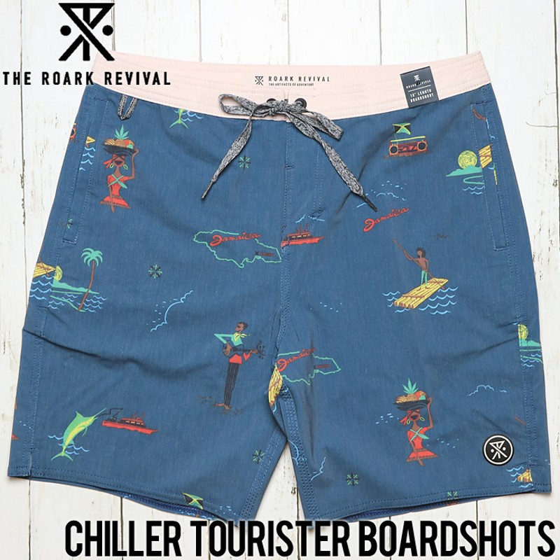 クリックポスト対応] THE ROARK REVIVAL ロアークリバイバル CHILLER TOURISTER BOARDSHORTS  ボードショーツ サーフパンツ RB261（30） | LINEブランドカタログ