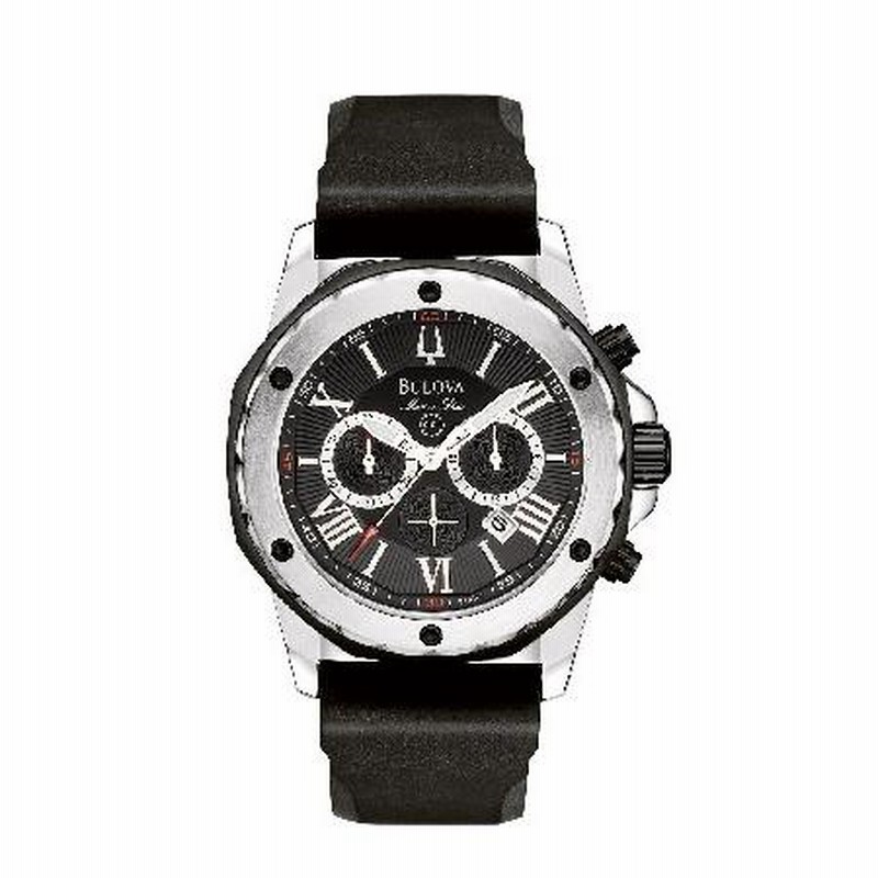 特別価格ブローバ/Bulova メンズ時計 Men's 98B127 Marine Star Black ...