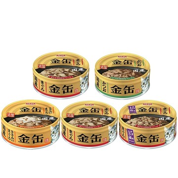 日本Aixia愛喜雅》金罐系列 金缶 金缶濃厚 貓罐70g/罐