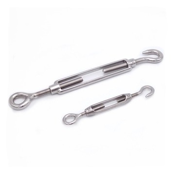 M5M6M8M10-M24304不銹鋼花籃螺絲鋼絲繩鏈條拉緊器開體花蘭螺栓。