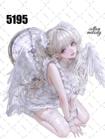 original sticker no.5195 人物貼紙 原創貼紙 原創人物貼紙 裝飾貼紙 cotton melody