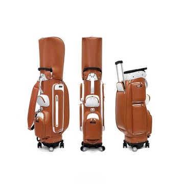 PGM新款高爾夫球包男女拉桿包golf球袋四輪平推拉桿韓版球包防水