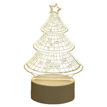 3D造型小夜燈 聖誕樹  壓克力材質